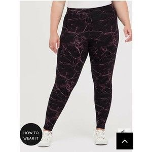 Torrid Black Marble Premium Leggings 2X